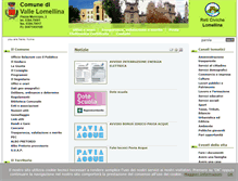 Tablet Screenshot of comune.vallelomellina.pv.it